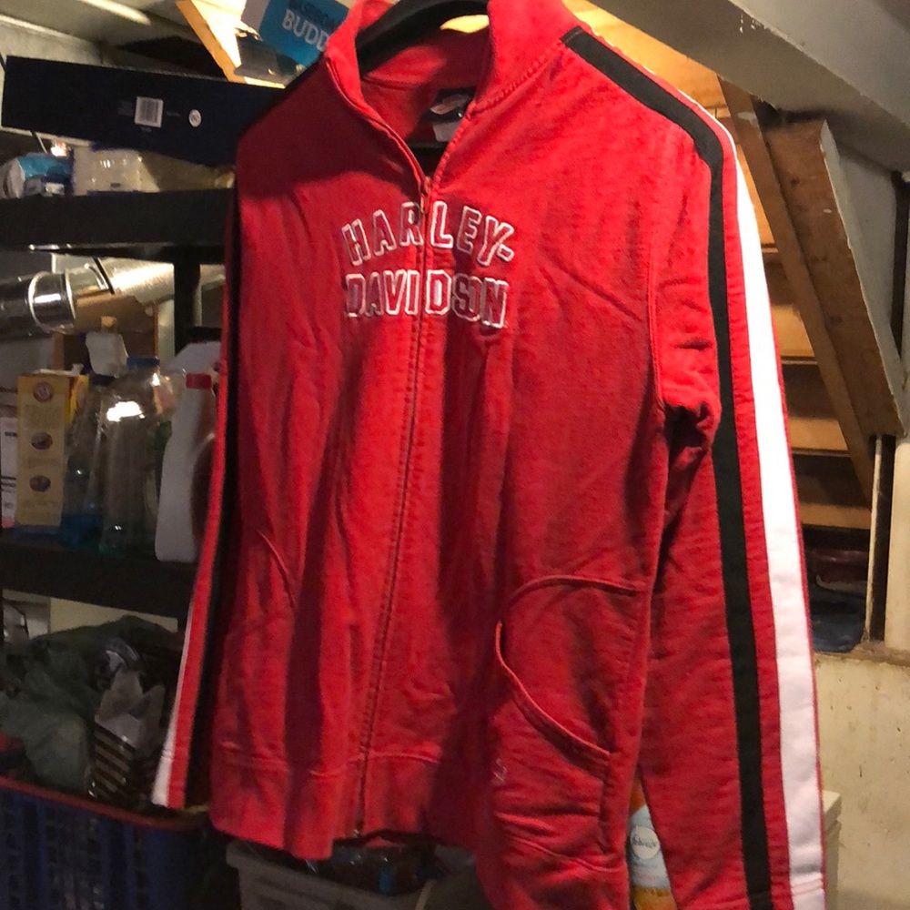 Harley Davidson zip up sweatshirt
